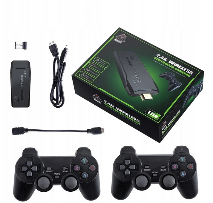 Game Stick - Igralna konzola + 2 igralna krmilnika-GR