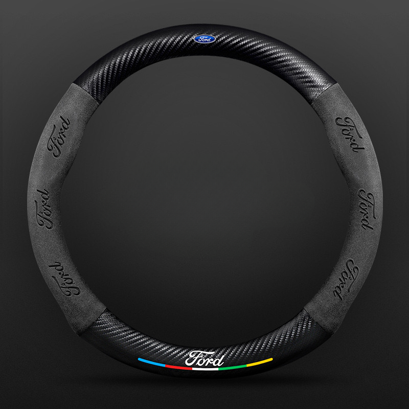 "TrackVibe" | Juodas ogljikovih vlaken zomšos vairo užvalkalas – neslystantis ir resistant dilimui-LT