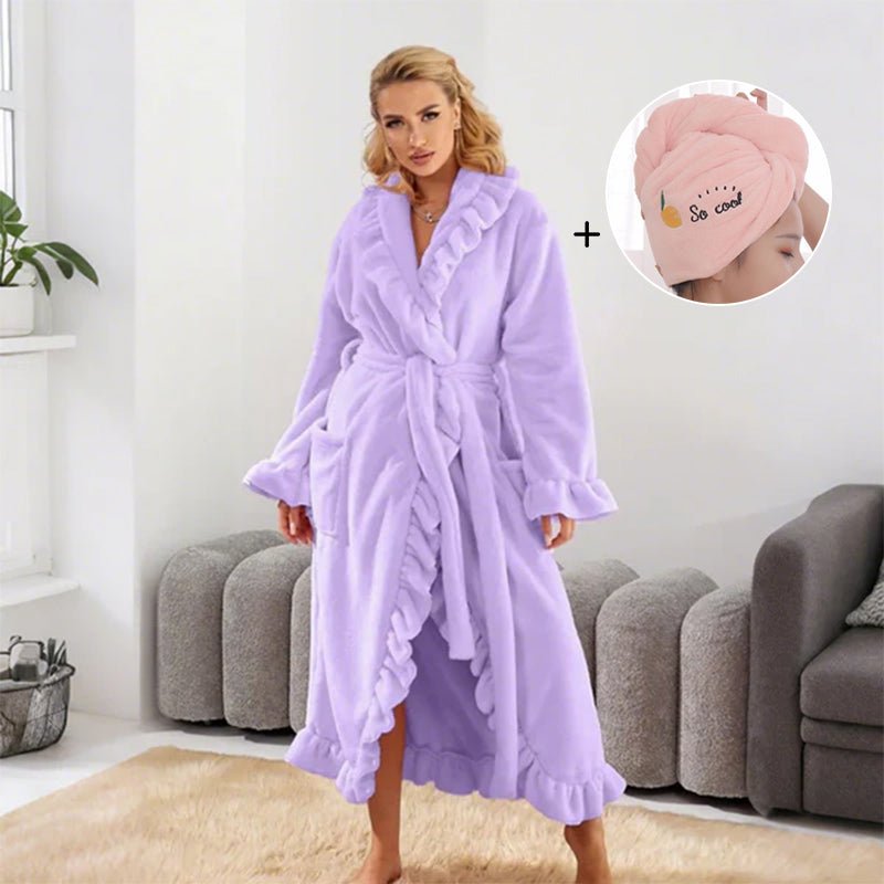 🧖 Μαλακή και αφράτη μπουρνούζα - Υλικό φιλικό προς το δέρμα-GR