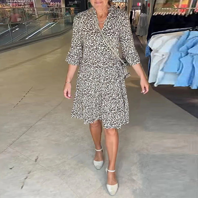Φόρεμα με λεοπάρ print-GR