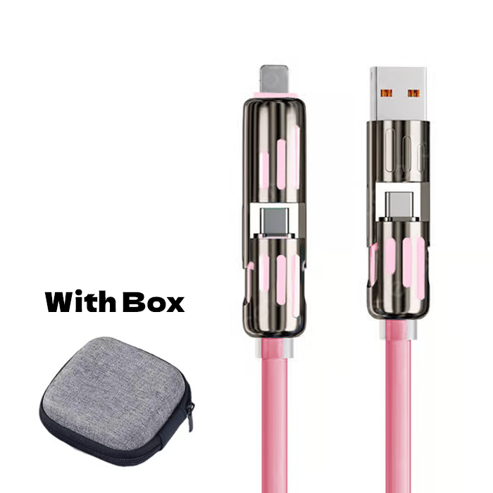 🔥4 v 1 USB polnilni kabel, hitro polnjenje⚡-GR