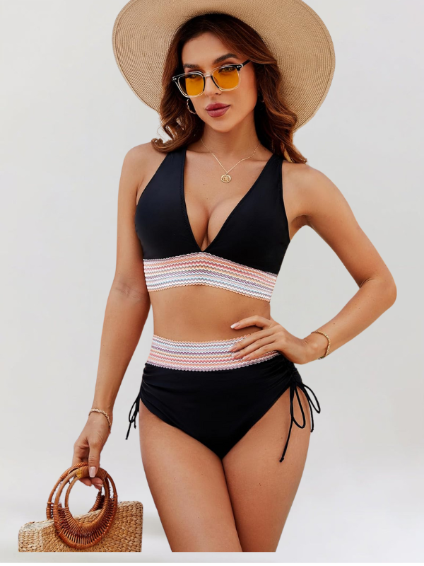 Isa | Bikini komplet z visokim pasom za trebušček - GR