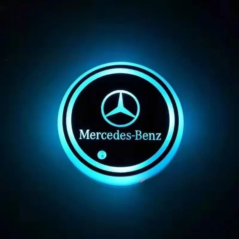 2 posavasos LED para coche-ES
