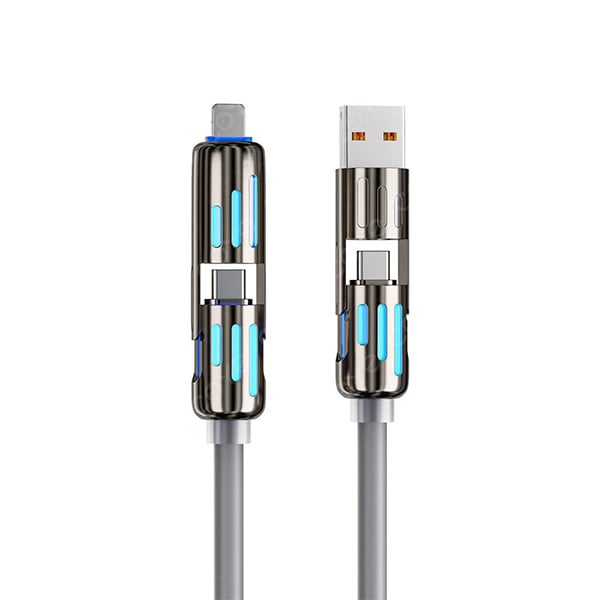 🔥4 v 1 USB polnilni kabel, hitro polnjenje⚡-GR