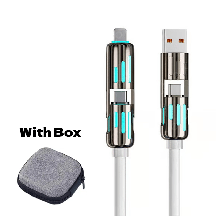🔥4 v 1 USB polnilni kabel, hitro polnjenje⚡-GR