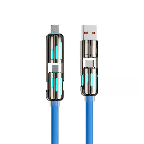 🔥4 v 1 USB polnilni kabel, hitro polnjenje⚡-GR
