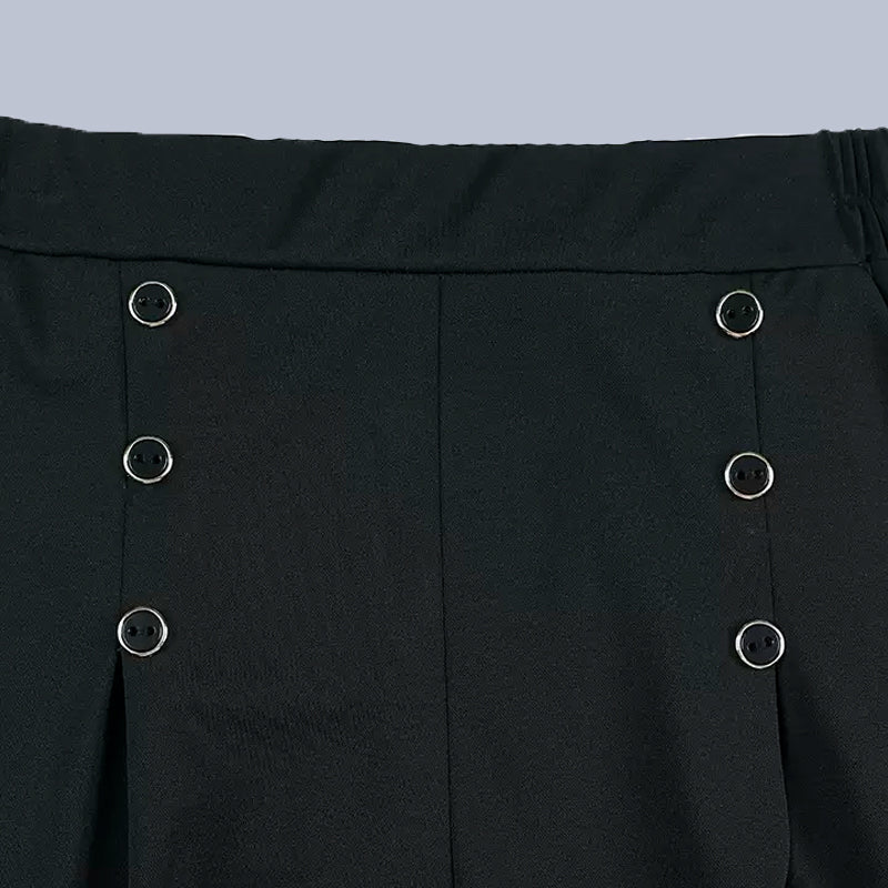 ✨Pantalones anchos con pliegues y estilo-ES