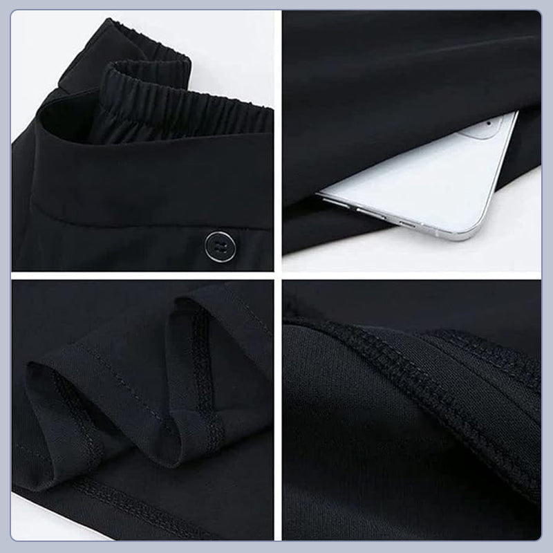 ✨Pantalones anchos con pliegues y estilo-ES