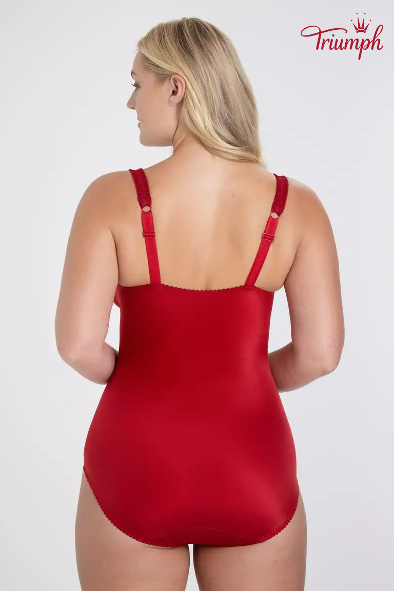 Triumph- (3 τεμάχια) Όμορφο δαντελένιο φόρμουλα σιλουέτας-GR