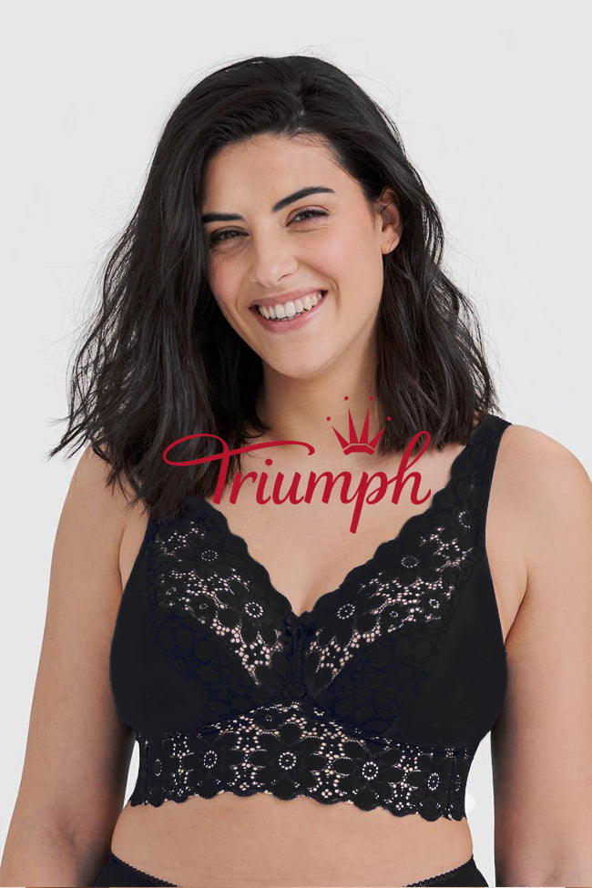 Triumph - 3 τεμ (85A-105F) 💝 Άνετο ασύρματο σουτιέν-GR