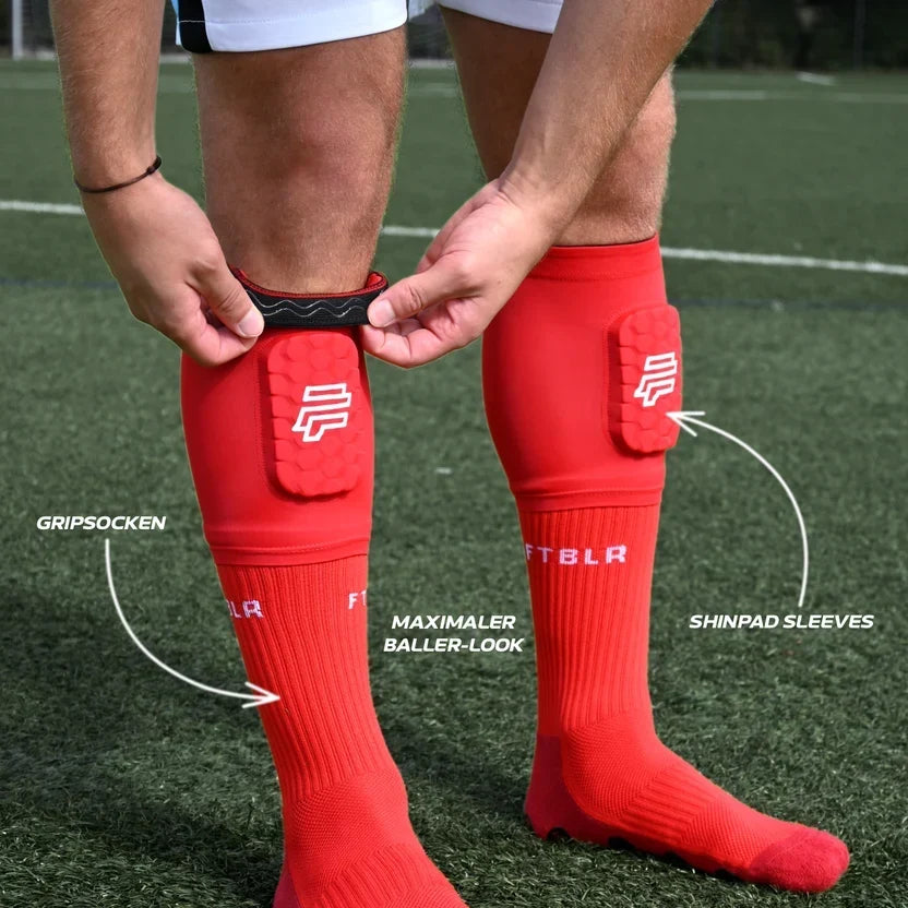 Protectores de piernas de fútbol con patrón de panal anticolisión para deportes al aire libre-ES