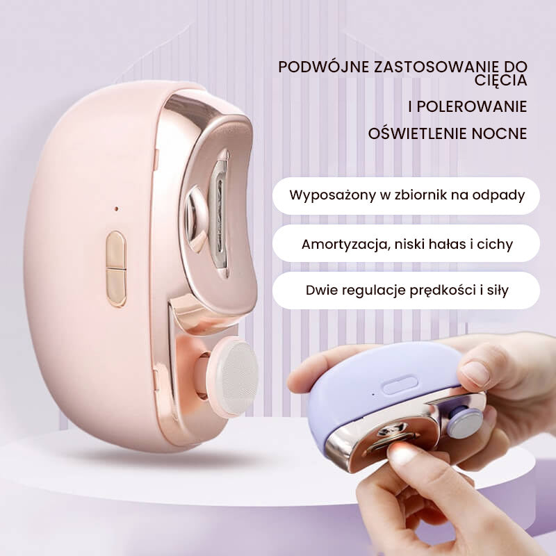 🔥2 w 1 Zmotoryzowane, polerowane avtomatyczne obcinaczki do paznoksi🎁