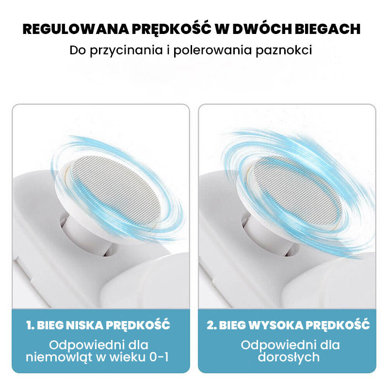 🔥2 w 1 Zmotoryzowane, polerowane avtomatyczne obcinaczki do paznoksi🎁