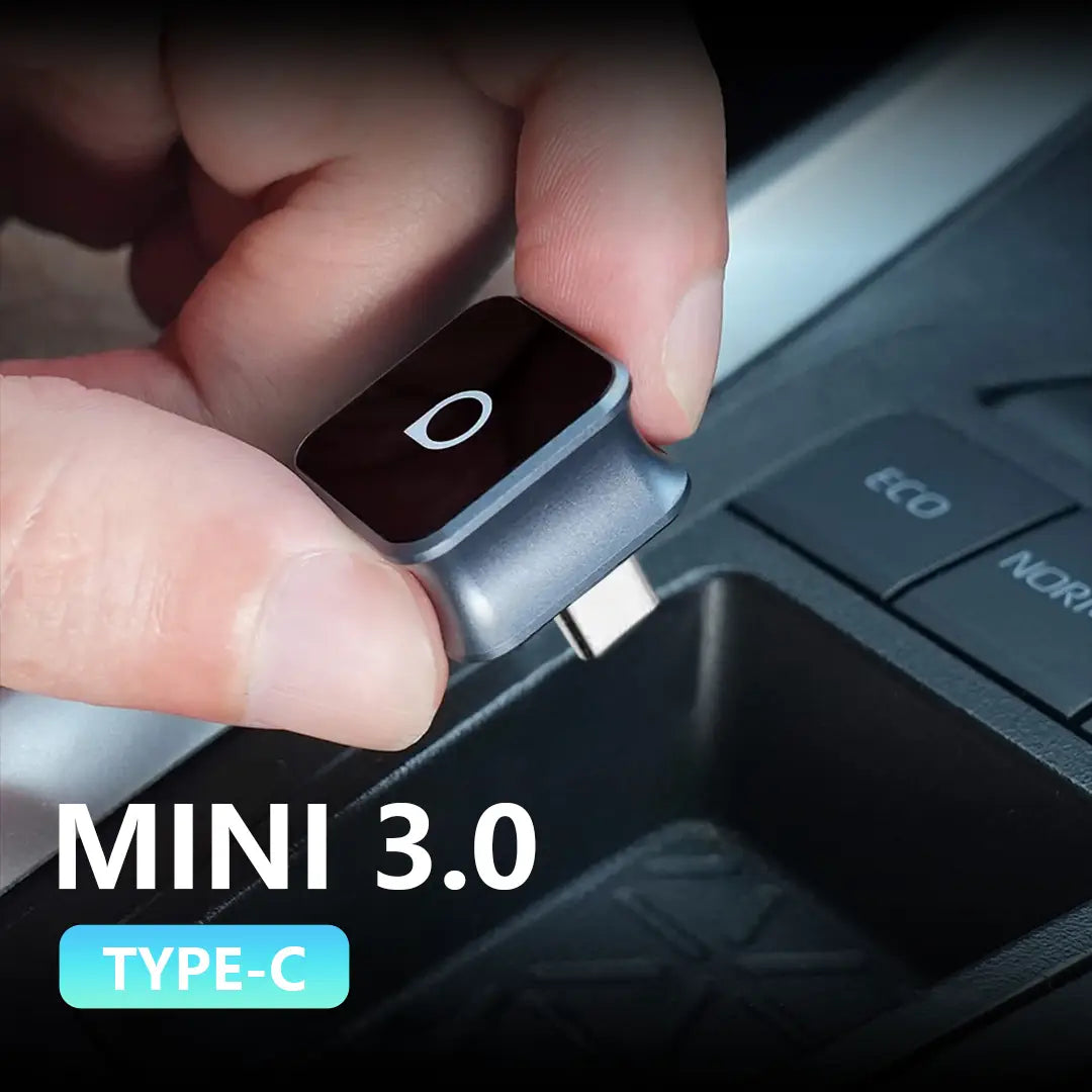 „Ottocast Mini 3.0 Ultra Cube“ belaidis „CarPlay“ „Android Auto“ adapteris-LT