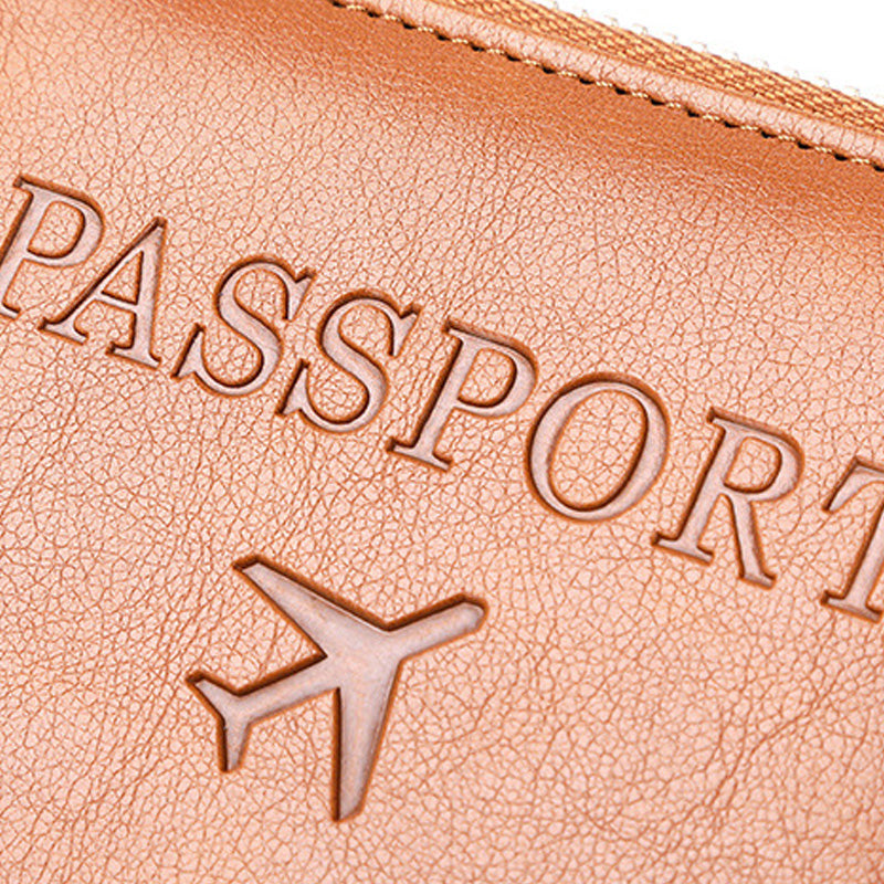 🧳2025 Τουριστική Υποχρέωση✈️Πολυλειτουργικό Πορτοφόλι Διαβατηρίου RFID-GR