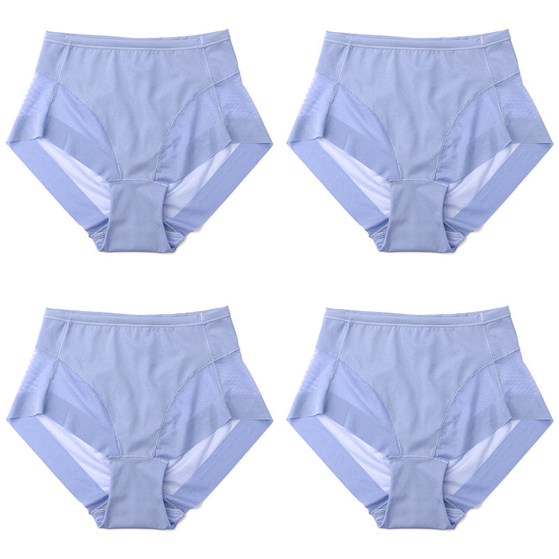💞 Braguitas moldeadoras de seda Ice con cintura alta👙-ES