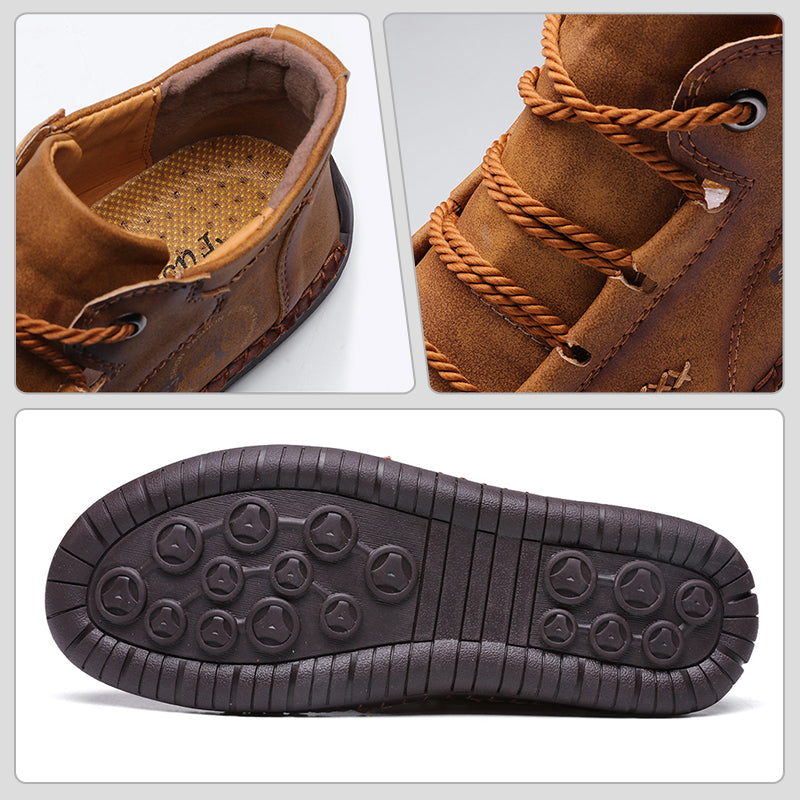 【Hecho a mano】Zapatos de exterior de cuero genuino🔥-ES