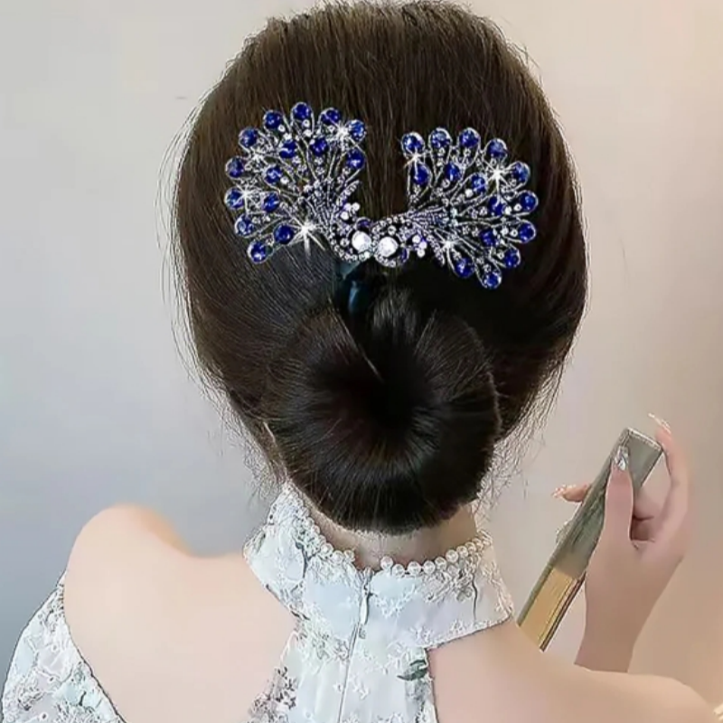 【💞Compra 1, llévate 1 gratis】🦚Accesorios para el cabello de pavo real retro de moda-ES