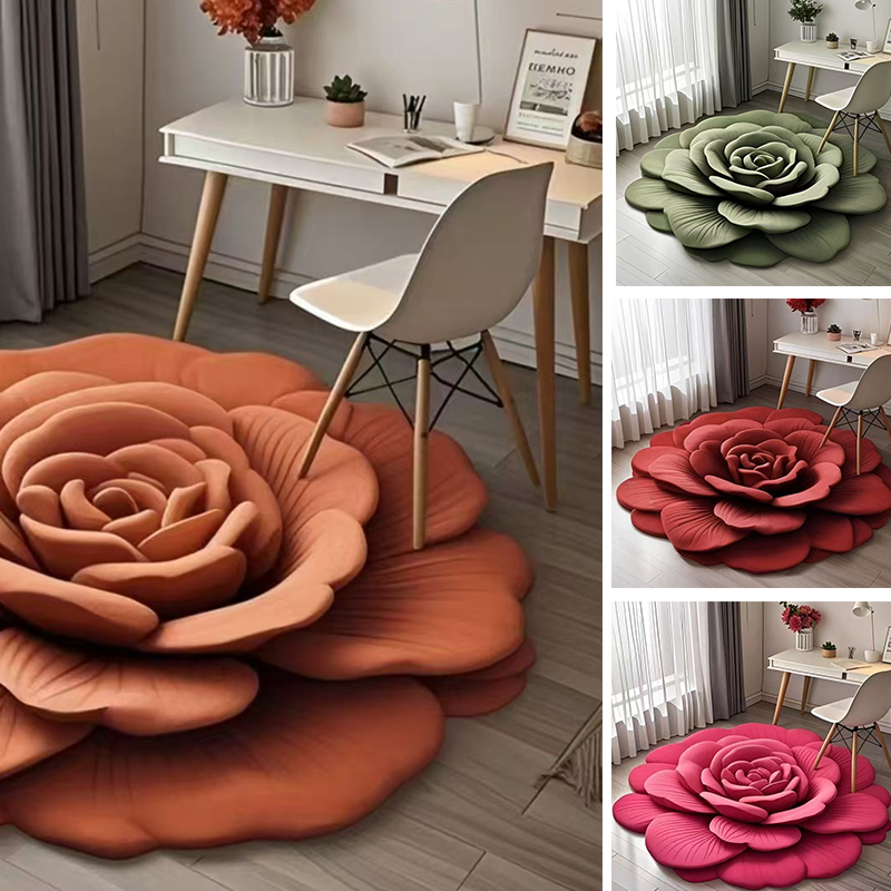 🔥 Oferta especial 🌺 Alfombra de suelo diatomeas con diseño floral-ES