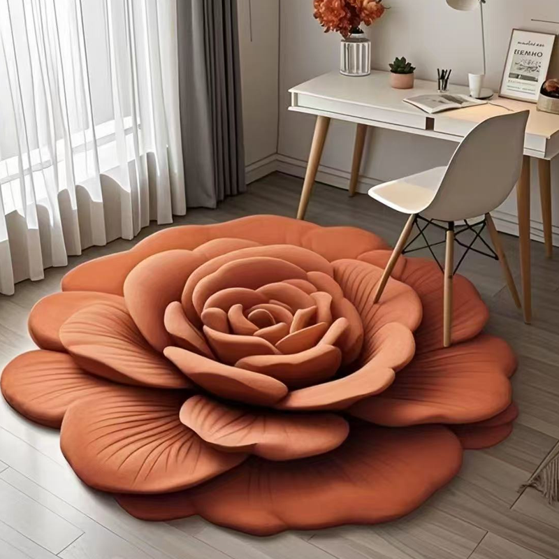 🔥 Oferta especial 🌺 Alfombra de suelo diatomeas con diseño floral-ES