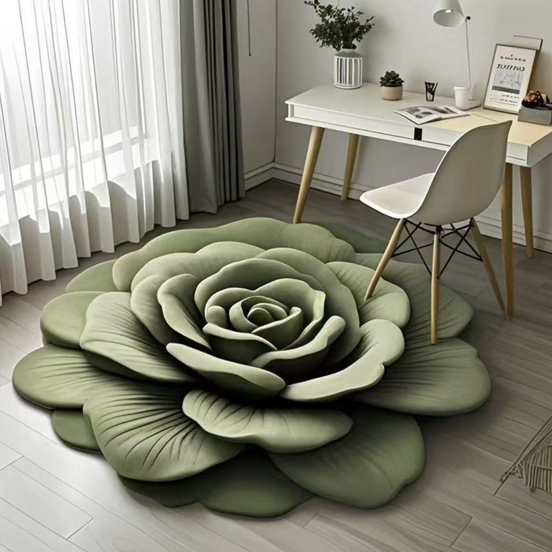 🔥 Oferta especial 🌺 Alfombra de suelo diatomeas con diseño floral-ES