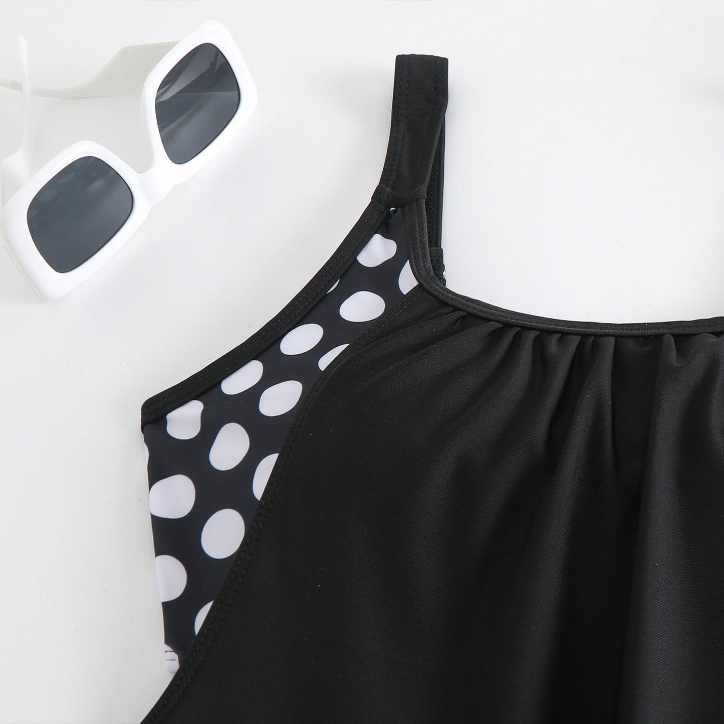 👙Moteriškas dviejų dalių maudymosi kostiumėlis su taškeliais✨-LT