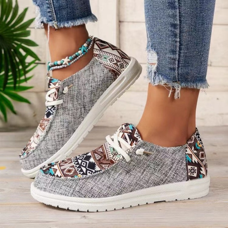 🥿Ženske ležerne platnene cipele s etničkim uzorkom-HR