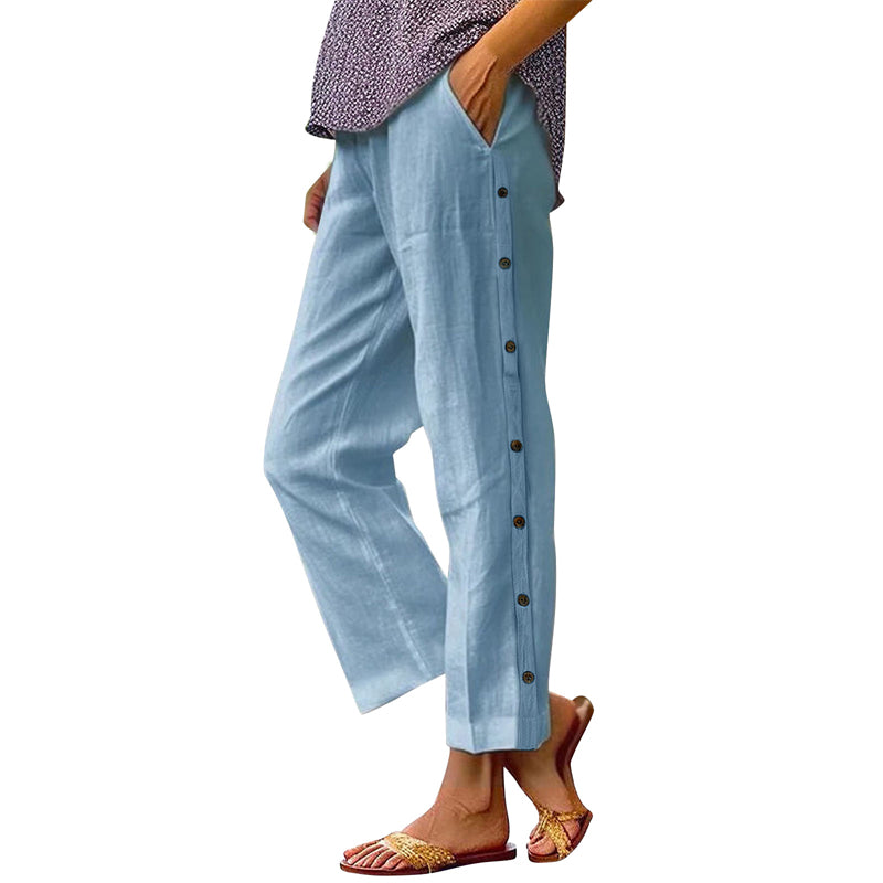 👖Vienspalvės laisvalaikio kelnės-LT