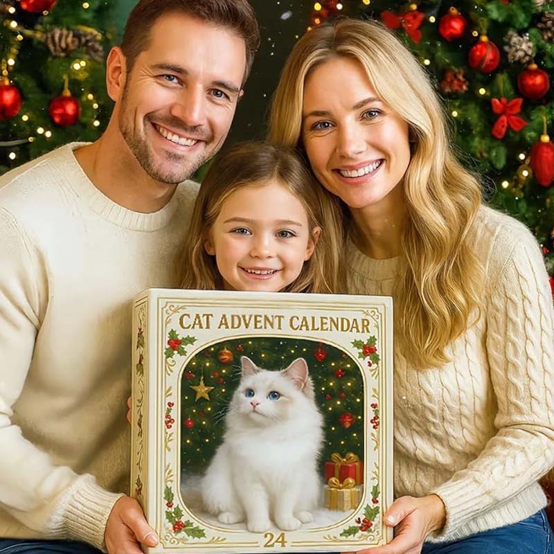 【🎁Χριστουγεννιάτικη Προσφορά🎄】Ημερολόγιο Advent για τους λάτρεις των γατών για το 2025-GR