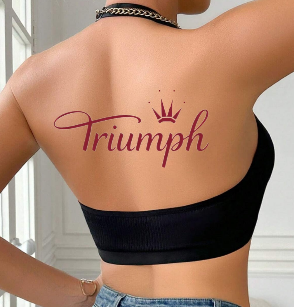 Triumph - 4 buc 💥 Sutien sexy cu dantelă frontală și cataramă romantică