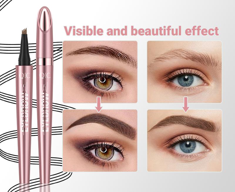 🖌️ Vodoodporni svinčnik za obrvi Micro-Fork – naravne obrvi, podobne dlačicam-SI