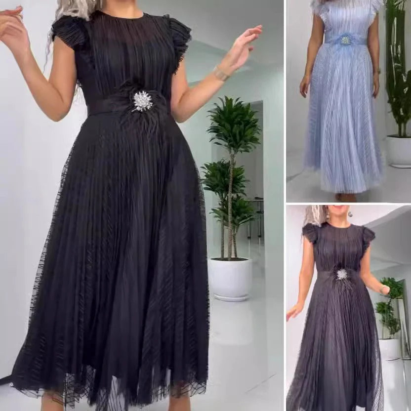 [S-5XL]🥰✨2025 m. plono dydžio šifono suknelė-LT