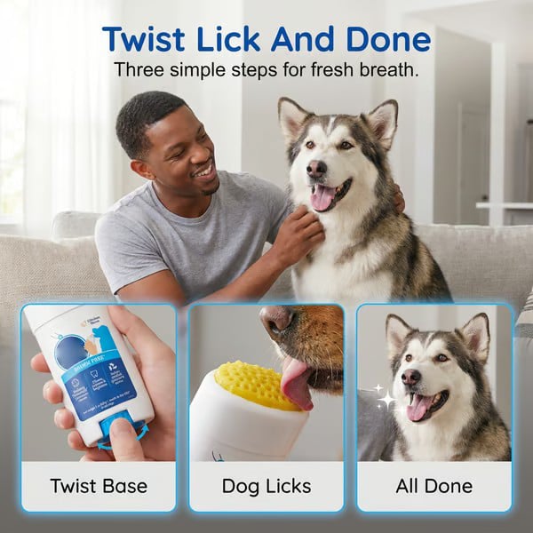Último día con 50% de descuento 🔥 Gel dental sin cepillado para perros-ES