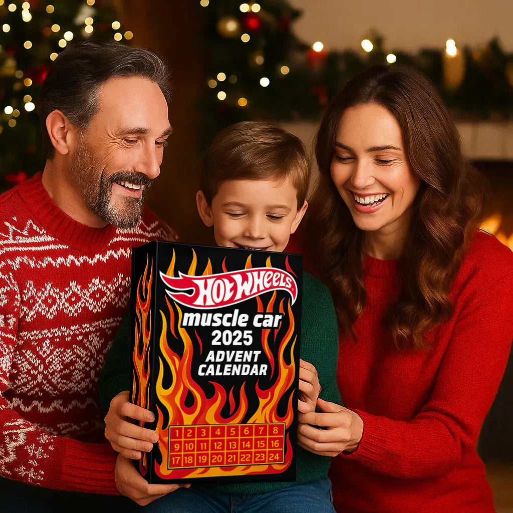 🔥Καυτές Προσφορές - 50% ΕΚΠΤΩΣΗ🔥 - 🚗Ημερολόγιο Advent με το Παιχνίδι Αυτοκίνητο Hot Wheels Muscle - 24 ΗΜΕΡΕΣ 2025🎄-GR