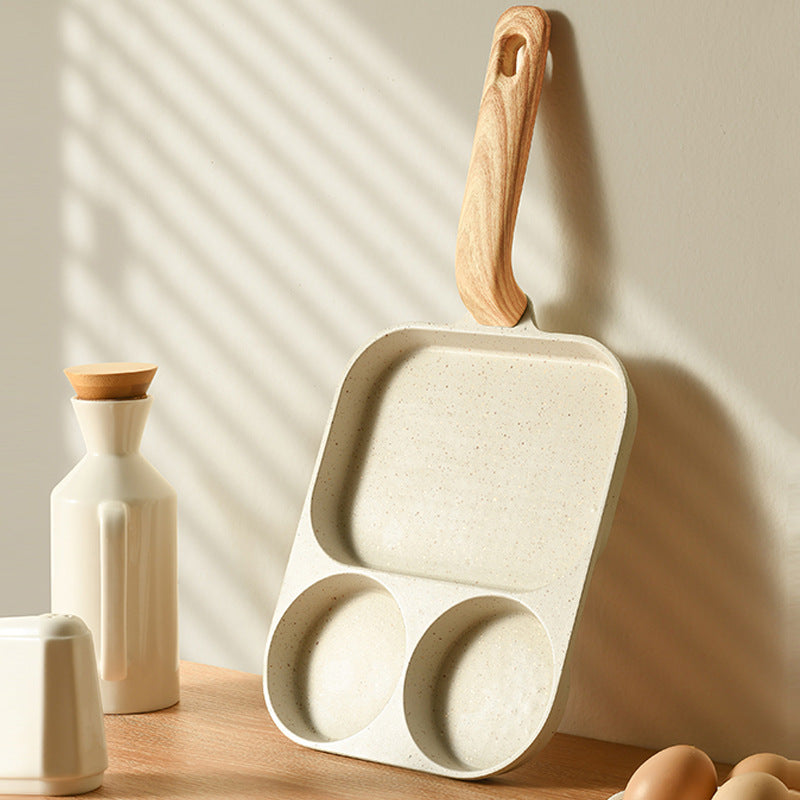 Αντικολλητικό τηγάνι 4 σε 1: ιδανικό για αυγά, μπέικον και μπιφτέκια-GR