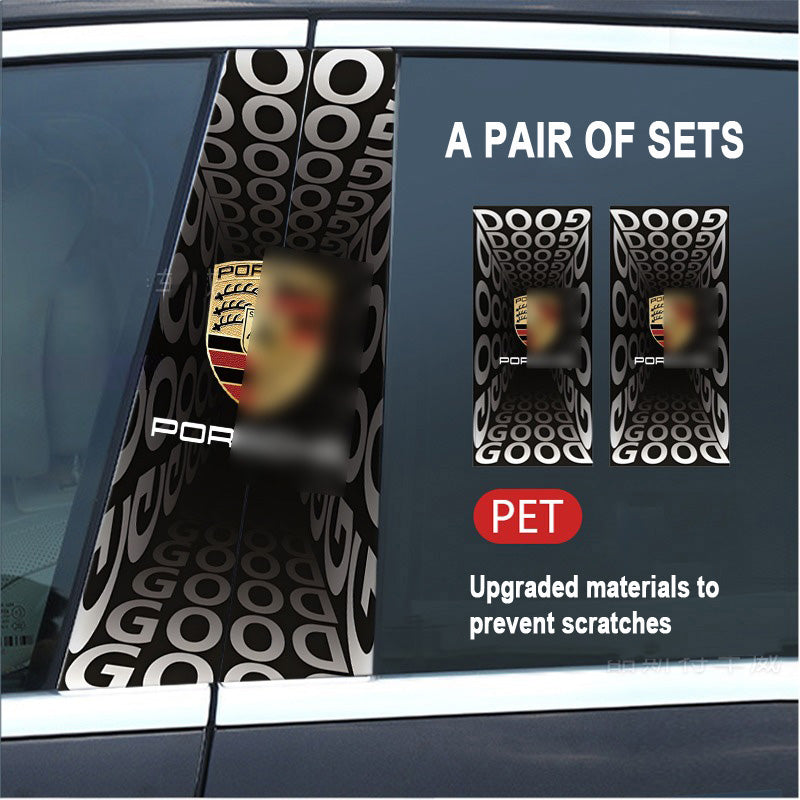 🔥Εκπτώσεις🔥Προστατευτική μεμβράνη HD για τροποποίηση κολόνας B αυτοκινήτου 2025 (2 τεμ.)-GR