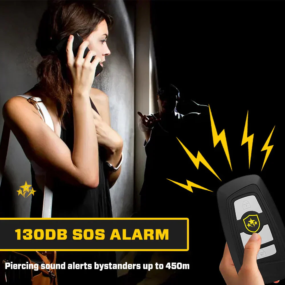 🔥 ⚡️ VOLTIC V77 Μπρελόκ αυτοκινήτου 3 σε 1 με όπλο αναισθητοποίησης, φακό και συναγερμό-GR