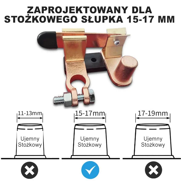 Glavno stikalo za zgornji steber nožev