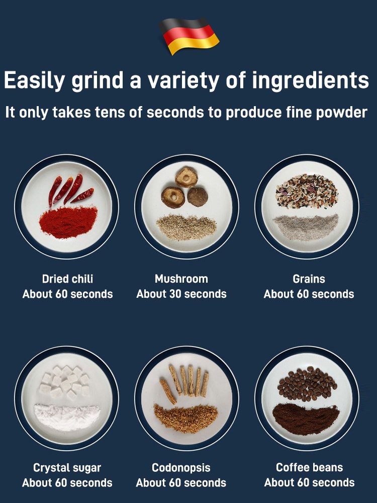 Μικρός οικιακός μύλος σκόνης-GR