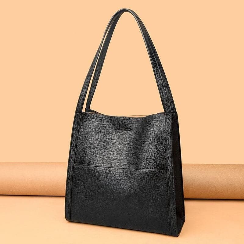 🥳👜Preprosta enobarvna usnjena torba💝-GR 