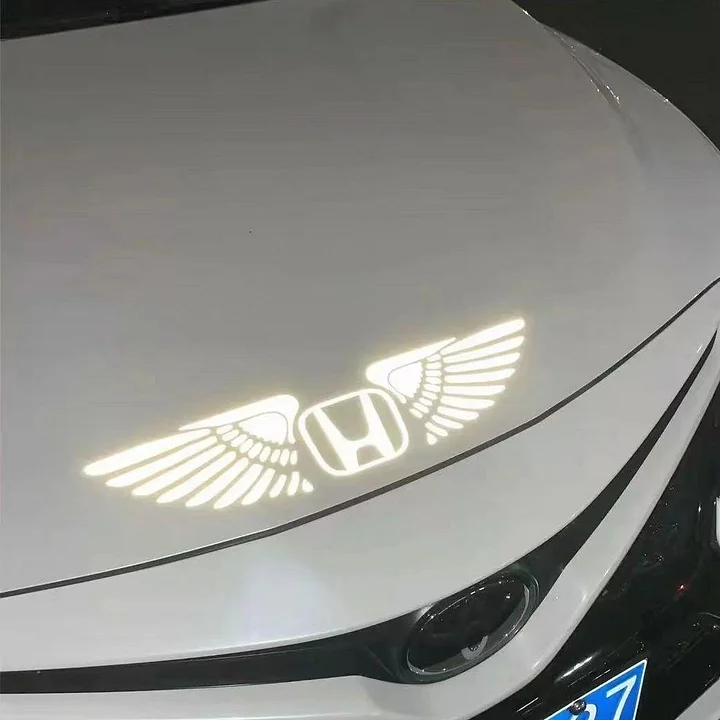 Αυτοκόλλητο αυτοκινήτου με λέιζερ 3D Angel Wings ✧4 τεμάχια✧-GR