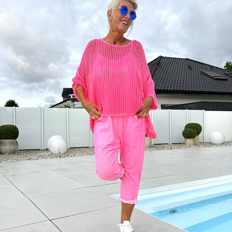 🌸Ženski kombinezon + votel casual top-GR 