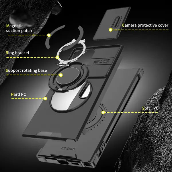 📱Measureable Premium Armor maska s postoljem za Samsung Galaxy S seriju-HR