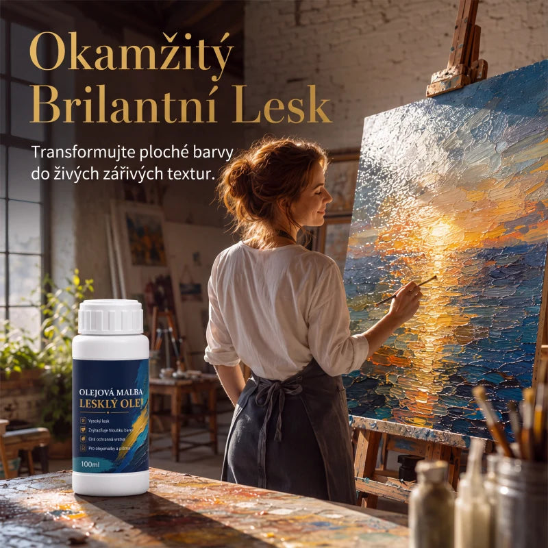 Profesionalni visokosijajni lak za umetniške slike | ARTGLOSS-SI