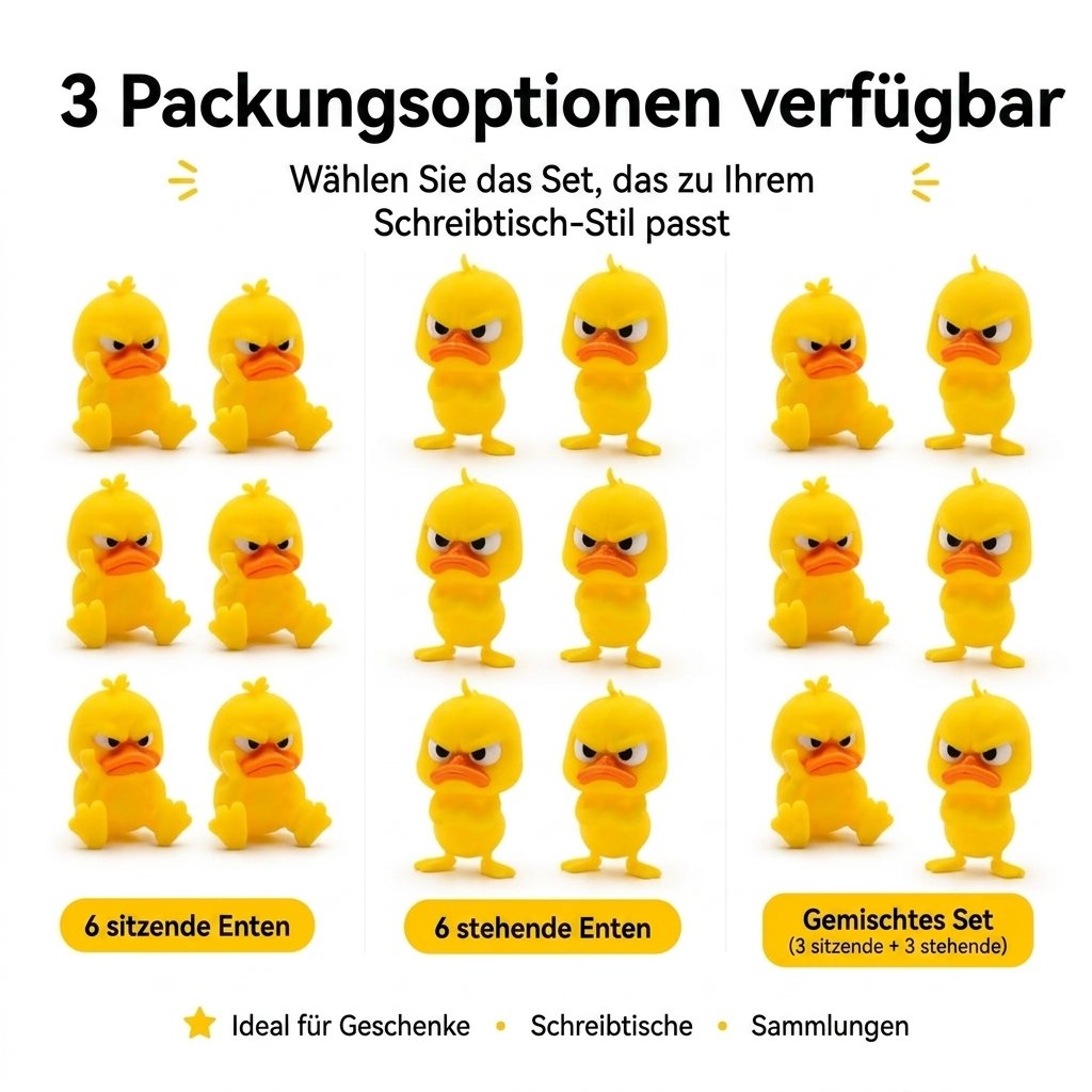 😠 Figurica jezne race za mizo – Dodajte svoji mizi pridih predrznosti! 🐥-SI