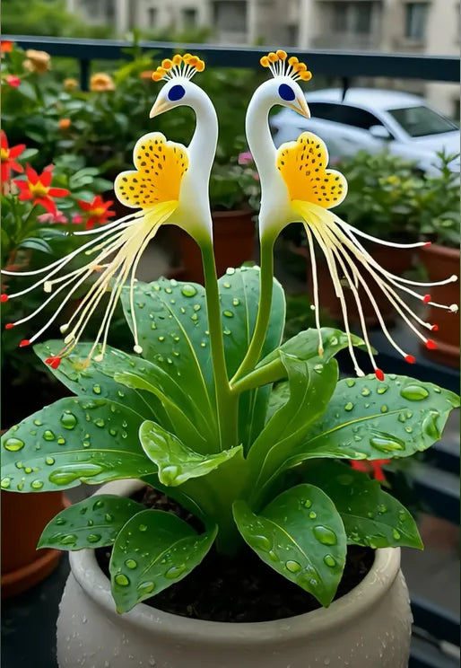 Semillas de orquídea pavo real-ES