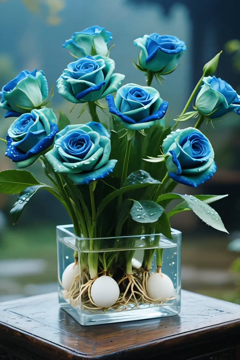 🌈Hidroponinės, retos, dvispalvės rožių svogūnėlės: spalvingas gamtos stebuklas 🌹-LT