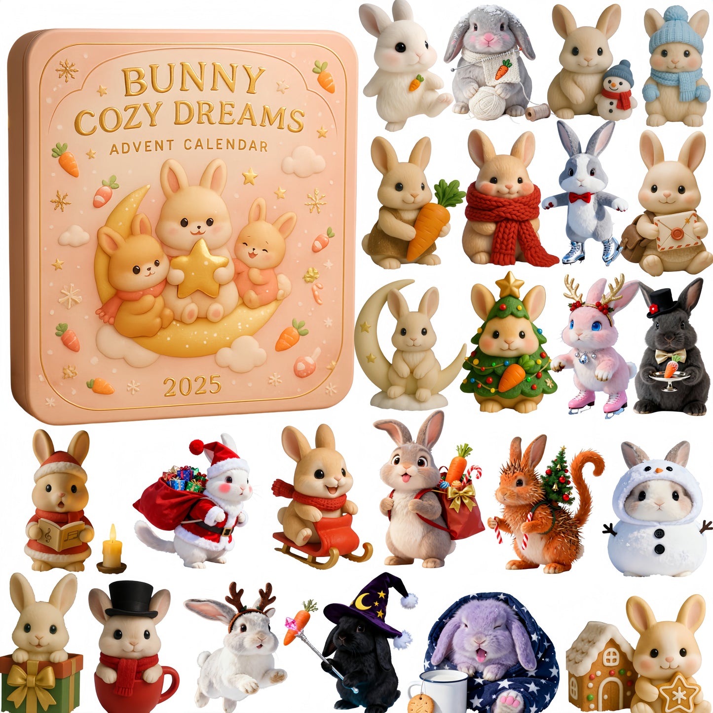 Ημερολόγιο Advent Bunny Cozy Dreams 2025-GR