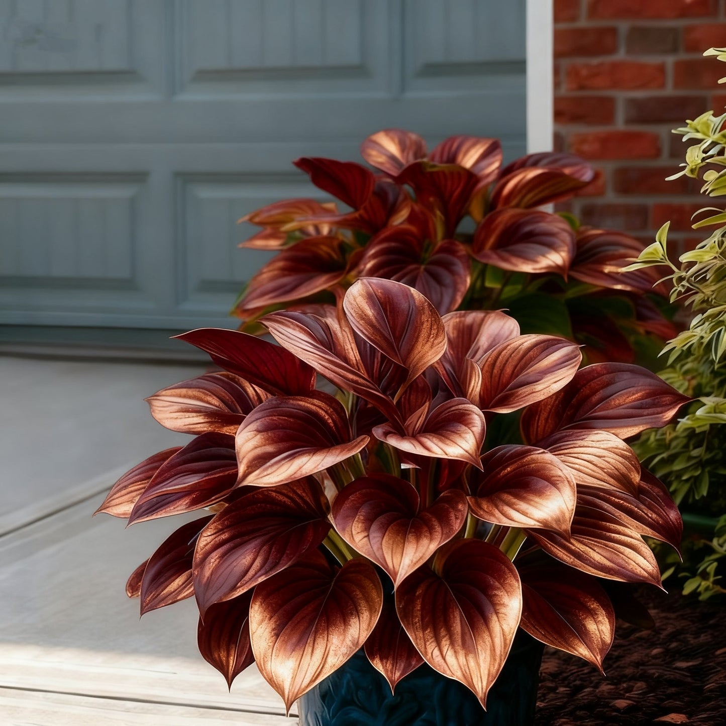 🌈🔥 Χόστα με Φλόγες Ουράνιου Τόξου Περιορισμένης Έκδοσης - Σπάνιο Πολύχρωμο Φύλλωμα, Αποκλειστικά στο Κατάστημά μας 🌸-GR