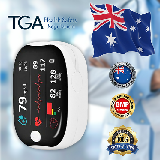 🔬 Laser Glucose Monitor – Brez bolečin, hitro in natančno merjenje krvnega sladkorja!-SI